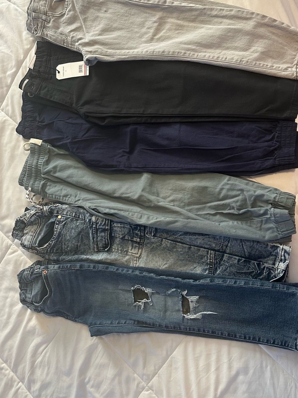 Multi-Color Kids Jeans & Jogger Mix — (6 items)